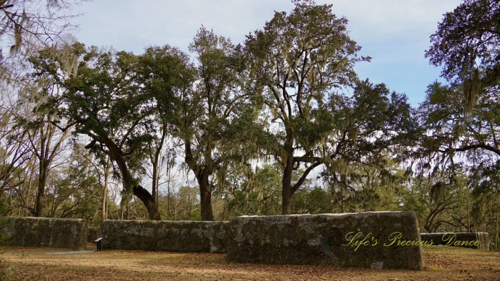 Remaining wall ruins of Fort Dorchester